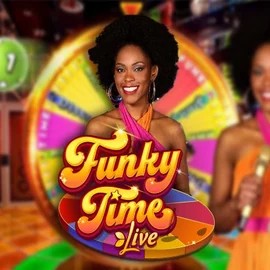 Funky Time logo – Live Casino by Evolution at Aureon Casino