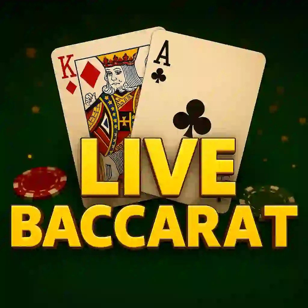 Live Casino logo of Live Baccarat from Evolution at Aureon Casino