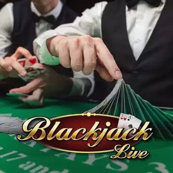 Live Blackjack by Evolution, showcased at aureon-be.eu – game logo