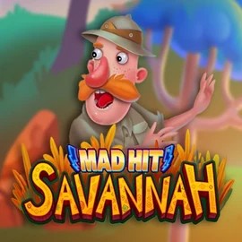 Mad Hit Savannah slot logo by RubyPlay at Aureon Casino