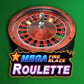 Mega Fire Blaze Roulette online game logo by Playtech on aureon-be.eu