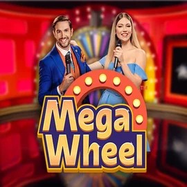 Mega Wheel slot logo by Pragmatic Play at Aureon Casino