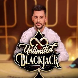 Unlimited Blackjack slot visual from Ezugi available on aureon-be.eu